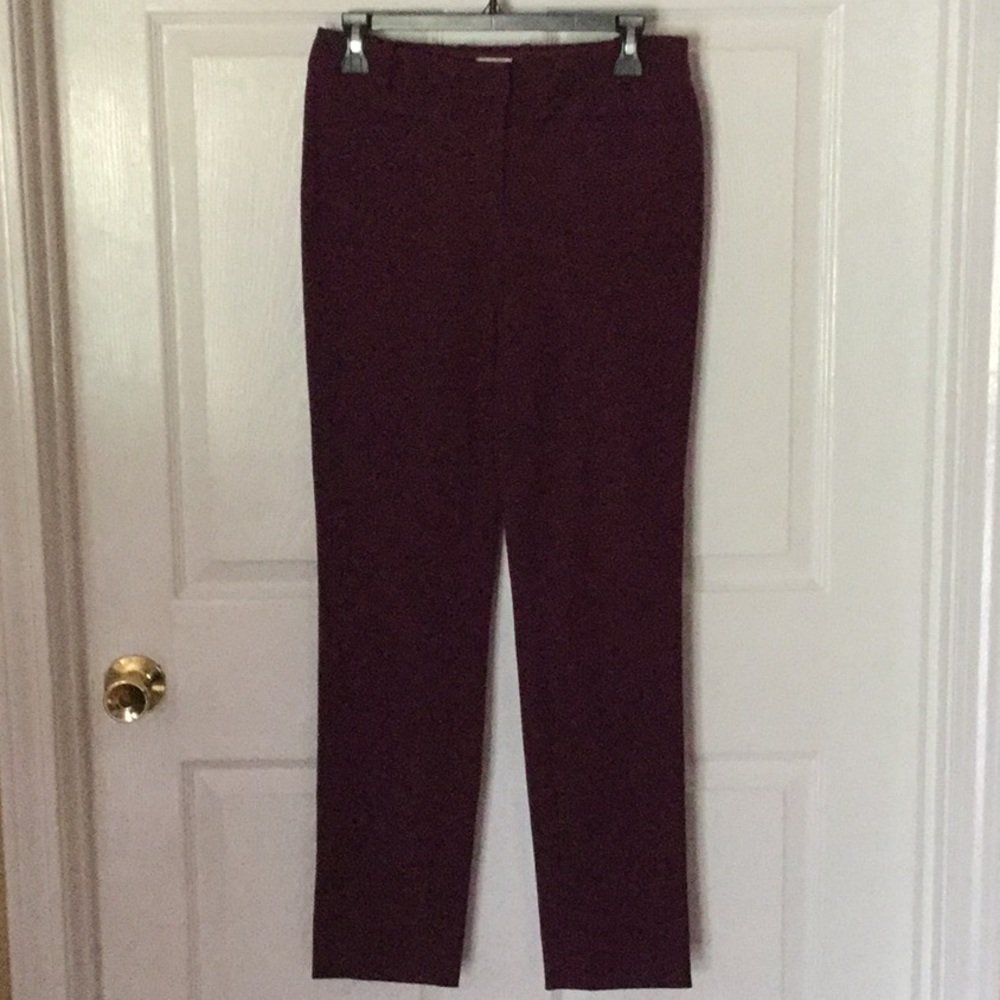 J. Crew Burgundy Pants Size 2R